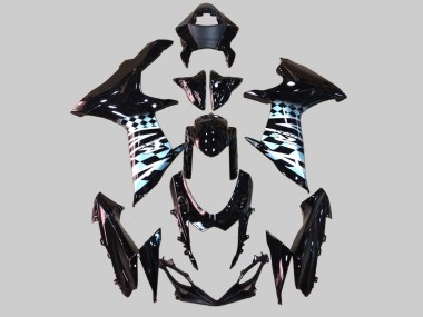 Shop 2011-2024 Suzuki GSXR 600/750 Motorcycle Fairings - Glossy Black White Canada