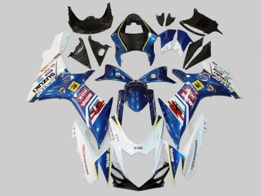 Shop 2011-2024 Suzuki GSXR 600/750 Motorcycle Fairings - White Blue Red Yellow Motul Dunlop Canada