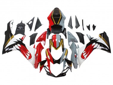 Shop 2011-2024 Suzuki GSXR 600/750 Motorcycle Fairings - Red Gold Grey Black White Shark Canada