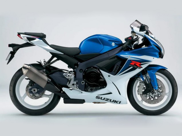 2011-2024 Suzuki GSXR 600/750 Motorcycle Fairings - Blue White Canada