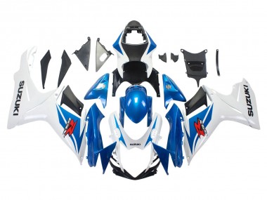 Shop 2011-2024 Suzuki GSXR 600/750 Motorcycle Fairings - Blue White Canada