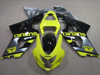 Shop 2004-2005 Suzuki GSXR 600 Motorcycle Fairings - Yellow Silver Glossy Black Canada
