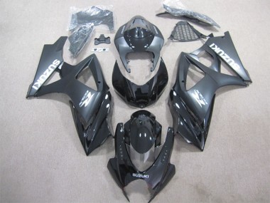 Shop 2007-2008 Suzuki GSXR 1000 Bike Fairings - Glossy Black Matte Black Canada