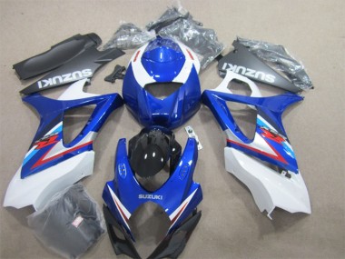 Shop 2007-2008 Suzuki GSXR 1000 Motorcycle Fairings - White Blue Red Canada
