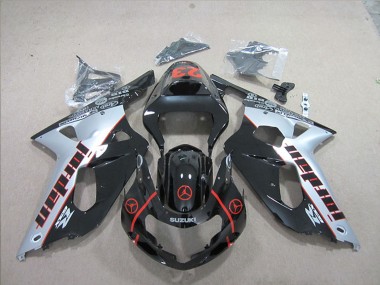 Shop 2001-2003 Suzuki GSXR 600 Motorcycle Fairings - Silver Glossy Black Red Jordan 23 Canada