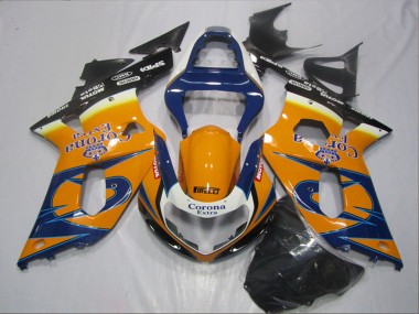 Shop 2001-2003 Suzuki GSXR 600 Motorcycle Fairings - Orange Blue Black Corona Extra Canada