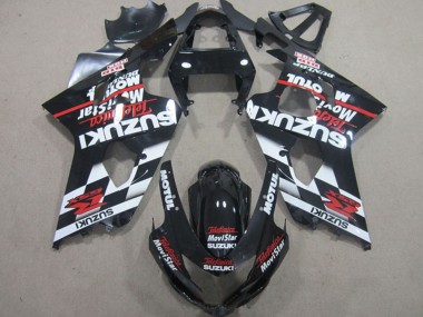 Shop 2004-2005 Suzuki GSXR 600 Motorcycle Fairings - Glossy Black Red White Telefonica MoviStar Canada