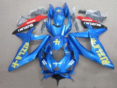 Shop 2008-2010 Suzuki GSXR 600 Motorcycle Fairings - Blue Yellow Red Black Rizla Motul Canada