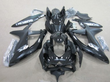 Shop 2008-2010 Suzuki GSXR 600 Motorcycle Fairings - Glossy Black White Canada