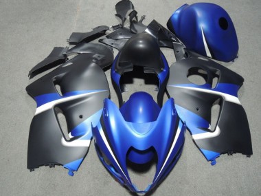 Shop 1996-2007 Suzuki GSXR 1300 Hayabusa Motorcycle Fairings - Blue White Matte Black Canada