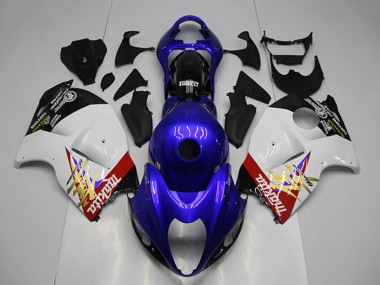 Shop 1996-2007 Suzuki GSXR 1300 Hayabusa Motorcycle Fairing - Blue White Canada