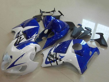 Shop 1996-2007 Suzuki GSXR 1300 Hayabusa Motorcycle Fairing - White Blue Canada