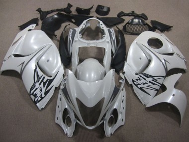 Shop 2008-2020 Suzuki GSXR 1300 Hayabusa Motorcycle Fairings - White Black Canada