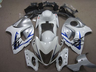Shop 2008-2020 Suzuki GSXR 1300 Hayabusa Motorcycle Fairing - White Blue Canada