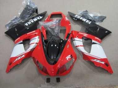 Shop 1998-1999 Yamaha YZF R1 Motorcycle Fairings - Red White Silver Glossy Black Canada
