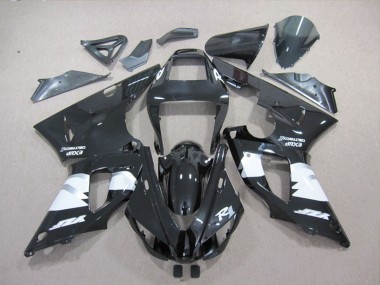 Shop 1998-1999 Yamaha YZF R1 Motorcycle Fairings - Glossy Black White Canada
