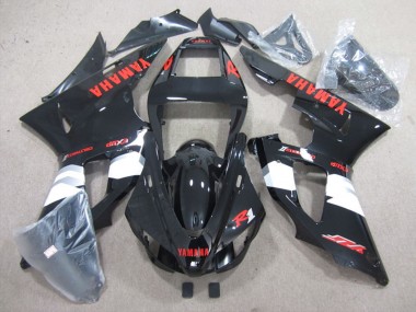 Shop 1998-1999 Yamaha YZF R1 Motorcycle Fairings - Glossy Black White Red Decals Canada
