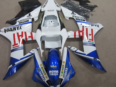 Shop 2002-2003 Yamaha YZF R1 Motorcycle Fairing - White Blue Red Motul Fiat Canada