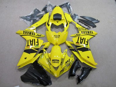 Shop 2007-2008 Yamaha YZF R1 Motorcycle Fairings - Yellow Black Motul Fiat Canada