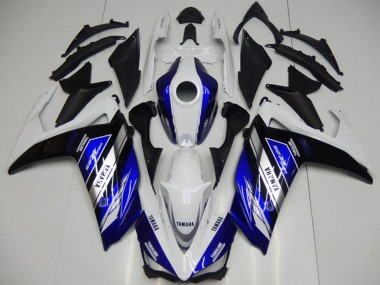 Shop 2015-2018 Yamaha YZF R3 Motorcycle Fairings - White Blue Black Yamalube Canada
