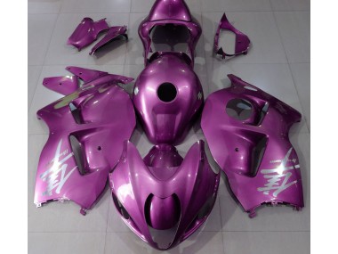 1997-2007 Gloss Pink & Silver Logo GSXR 1300 Hayabusa Fairings