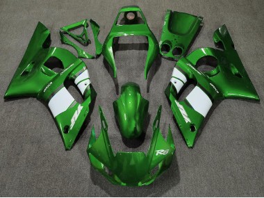 1998-2002 Deep Green & White R6 Fairings