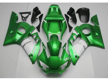 1998-2002 Green & White R6 Fairings
