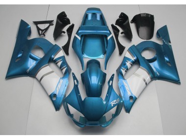 1998-2002 Light Blue & White R6 Fairings