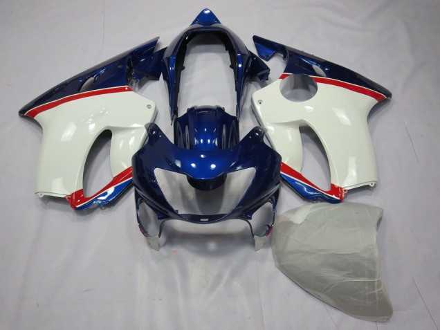 1999-2000 Deep Blue White and Red CBR600 F4 Fairings 1999-2000 Deep Blue White and Red CBR600 F4 Fairings