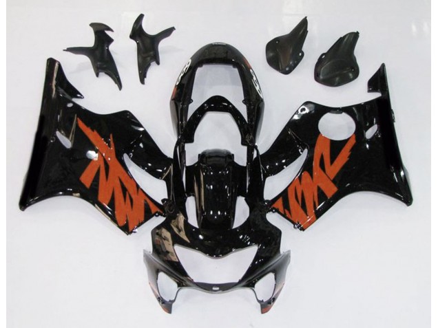 1999-2000 Gloss Black & Orange CBR600 F4 Fairings 1999-2000 Gloss Black & Orange CBR600 F4 Fairings