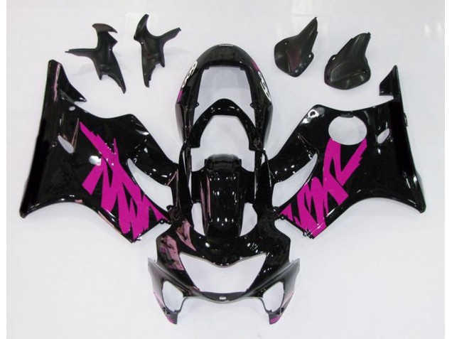 1999-2000 Gloss Black & Pink CBR600 F4 Fairings 1999-2000 Gloss Black & Pink CBR600 F4 Fairings
