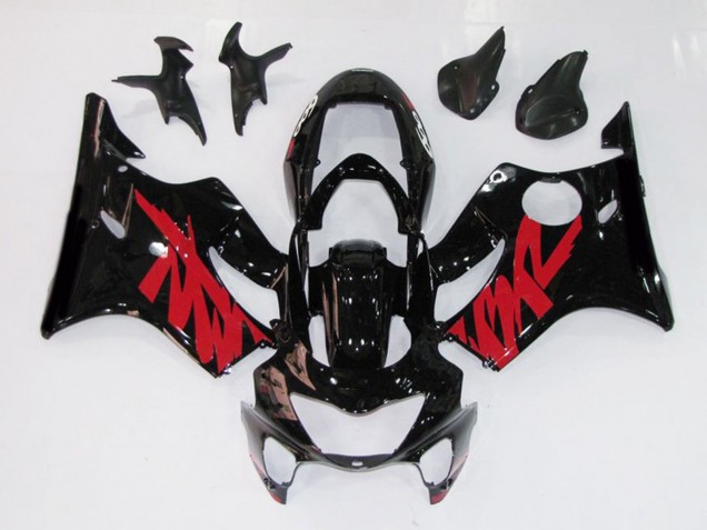 1999-2000 Gloss Black Red Decal CBR600 F4 Fairings 1999-2000 Gloss Black Red Decal CBR600 F4 Fairings
