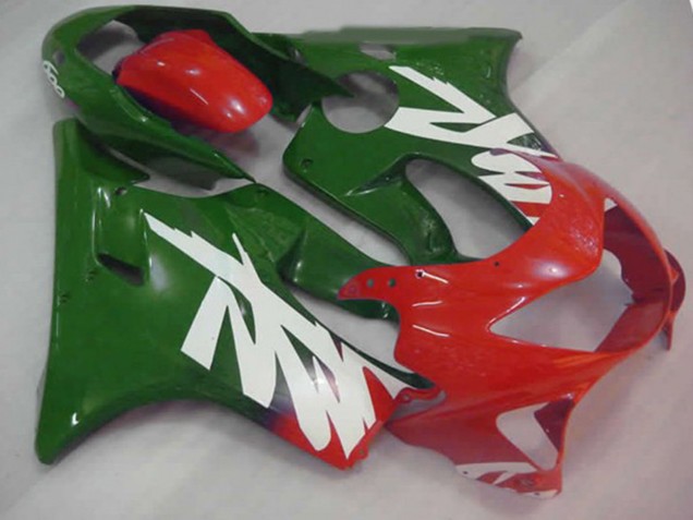 1999-2000 Green Red and White Decal CBR600 F4 Fairings 1999-2000 Green Red and White Decal CBR600 F4 Fairings