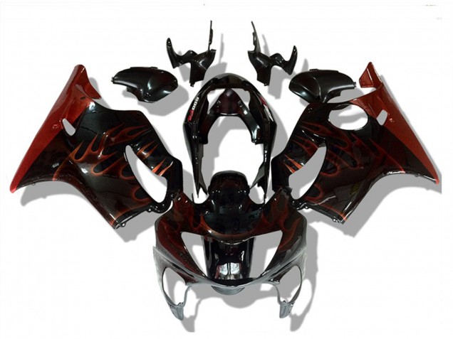 1999-2000 Red Flame CBR600 F4 Fairings 1999-2000 Red Flame CBR600 F4 Fairings