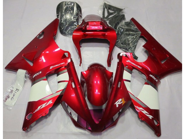 2000-2001 Fire Red & White R1 Fairings 2000-2001 Fire Red & White R1 Fairings