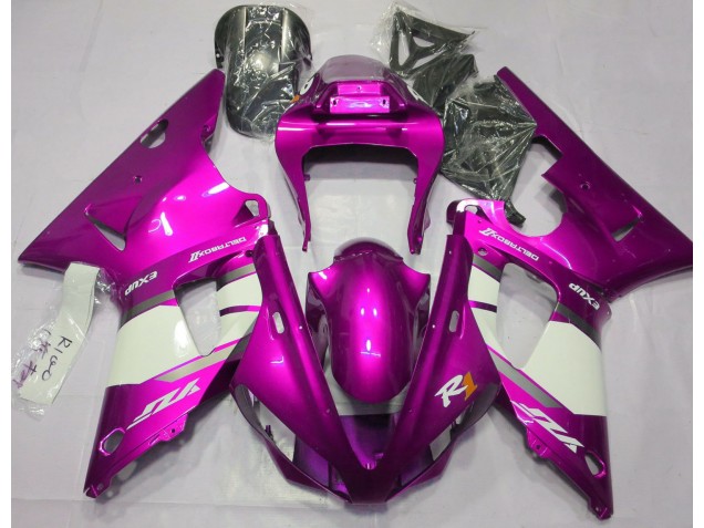 2000-2001 Hot Pink & White R1 Fairings 2000-2001 Hot Pink & White R1 Fairings