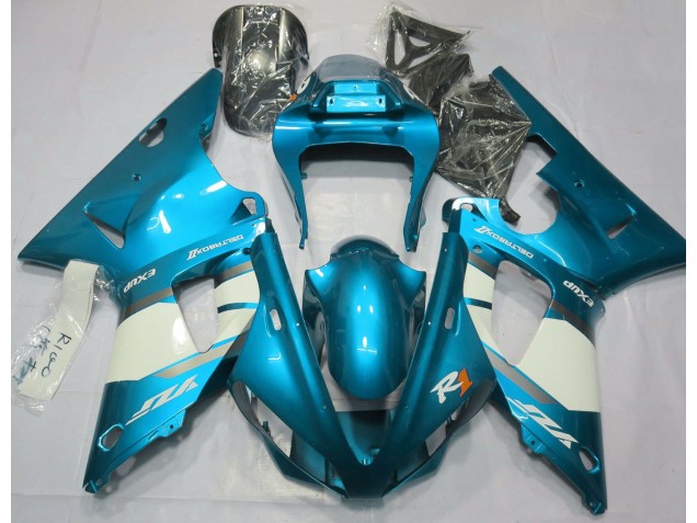 2000-2001 Light Blue & White R1 Fairings