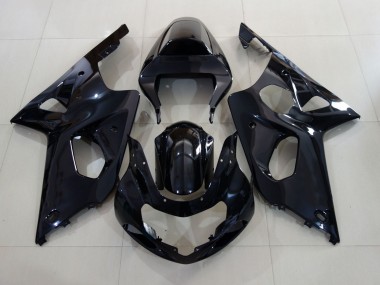 2000-2002 Gloss Black GSXR 1000 Fairings