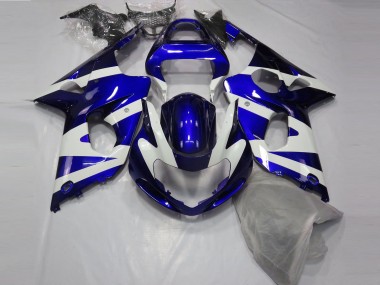 2000-2002 Gloss Blue & White GSXR 1000 Fairings