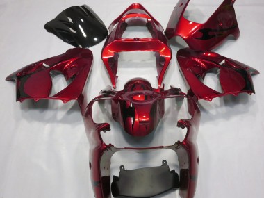 2000-2002 Metallic Red ZX6R Fairings