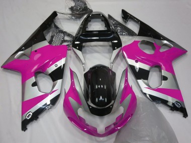 2000-2002 Pink Silver OEM Style GSXR 1000 Fairings