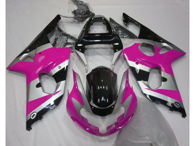 2000-2002 Pink Silver OEM Style GSXR 1000 Fairings 2000-2002 Pink Silver OEM Style GSXR 1000 Fairings
