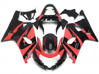 2001-2003 Light Red Custom OEM Style GSXR 600-750 Fairings