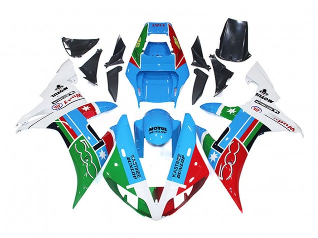2002-2003 500 Light Blue R1 Fairings 2002-2003 500 Light Blue R1 Fairings
