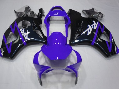 2002-2003 Gloss Black and Purple CBR954RR Fairings