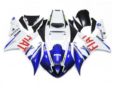 2002-2003 Gloss White and Blue Fiat R1 Fairings