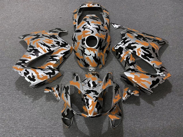 2002-2012 Orange Camo VFR800 Fairings 2002-2012 Orange Camo VFR800 Fairings