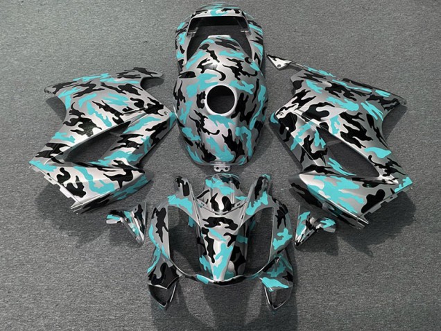 2002-2012 Teal Camo VFR800 Fairings 2002-2012 Teal Camo VFR800 Fairings
