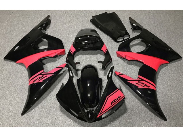 2003-2004 Gloss Black and Red R6 Fairings 2003-2004 Gloss Black and Red R6 Fairings