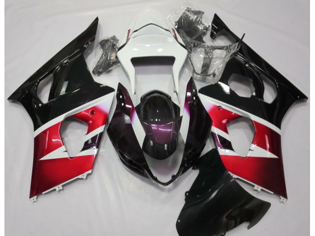 2003-2004 Gloss Red and White GSXR 1000 Fairings 2003-2004 Gloss Red and White GSXR 1000 Fairings